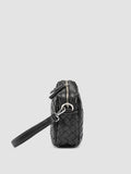 ARMOR 023 - Schwarze Pouch-Tasche aus Leder - thumb image 5,side view