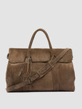 BOSTONIAN 001 - Braune Reisetasche aus Wildleder - thumb image 1,side view