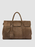 BOSTONIAN 001 - Braune Reisetasche aus Wildleder - thumb image 3,side view
