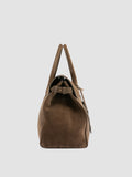BOSTONIAN 001 - Braune Reisetasche aus Wildleder - thumb image 4,side view