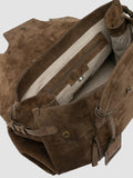 BOSTONIAN 001 - Braune Reisetasche aus Wildleder - thumb image 7,side view