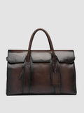 BOSTONIAN 001 - Brown Leather Travel Bag - thumb image 3,side view