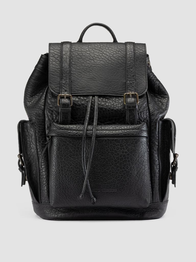 BOSTONIAN 003 - Black Leather Backpack