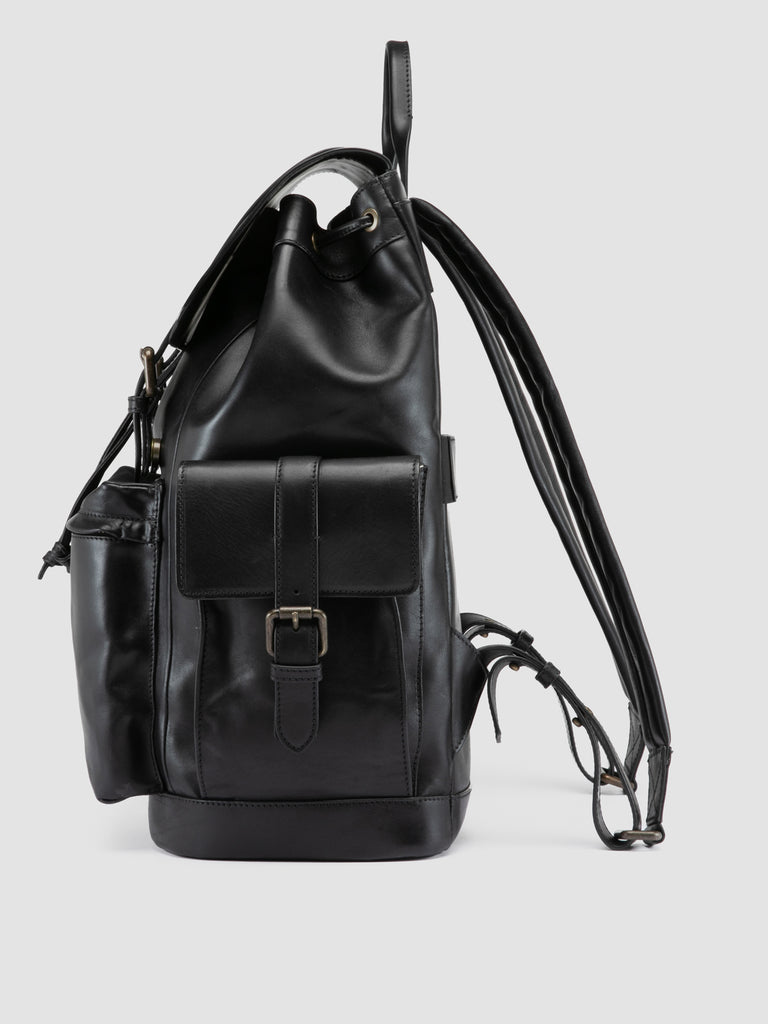 BOSTONIAN 003 - Black Leather Backpack