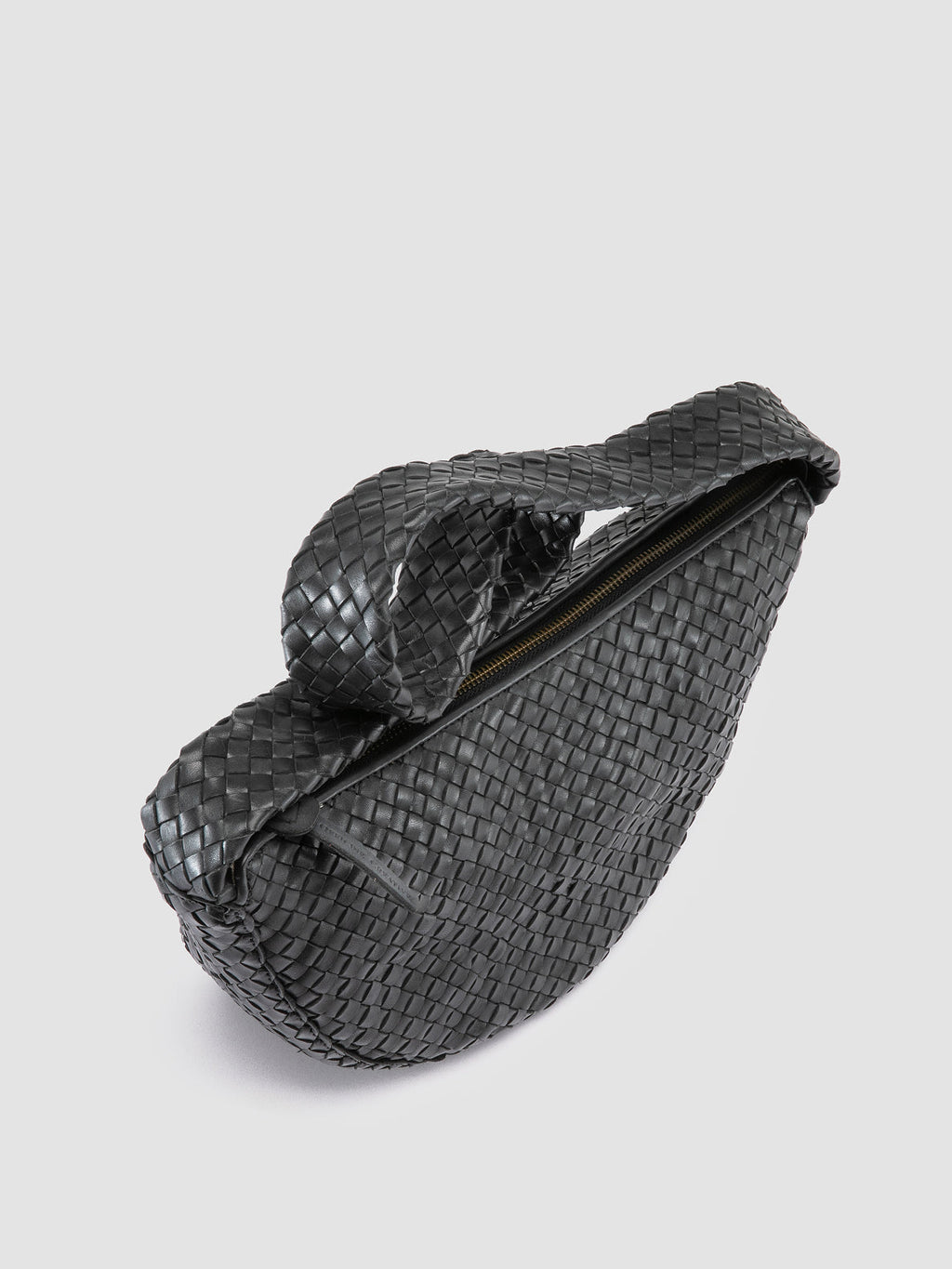 OC CLASS 068 - schwarze Umhängetasche aus Leder - image 2,side view