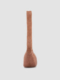 OC CLASS 068 - Braune Umhängetasche aus gewebtem Leder - thumb image 3,side view