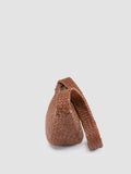 OC CLASS 068 - Braune Umhängetasche aus gewebtem Leder - thumb image 5,side view