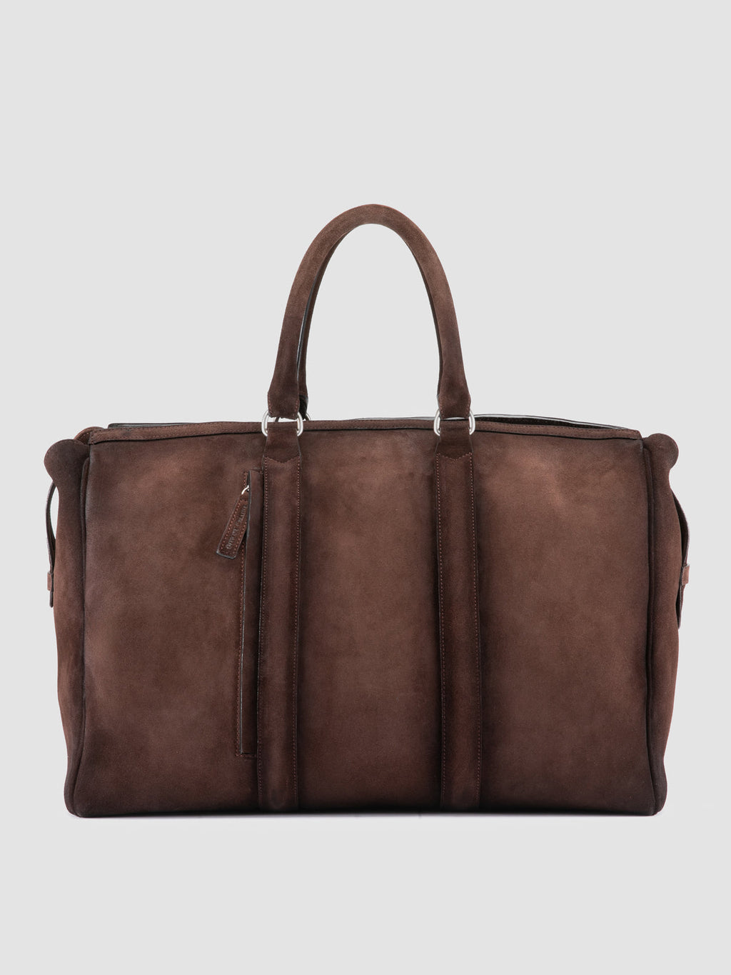 QUENTIN 009 - Braune Wildledertasche - image 1,side view