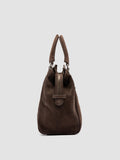 QUENTIN 009 - Taupefarbene Tasche aus Wildleder - thumb image 4,side view