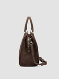 QUENTIN 009 - Taupefarbene Tasche aus Wildleder - thumb image 6,side view