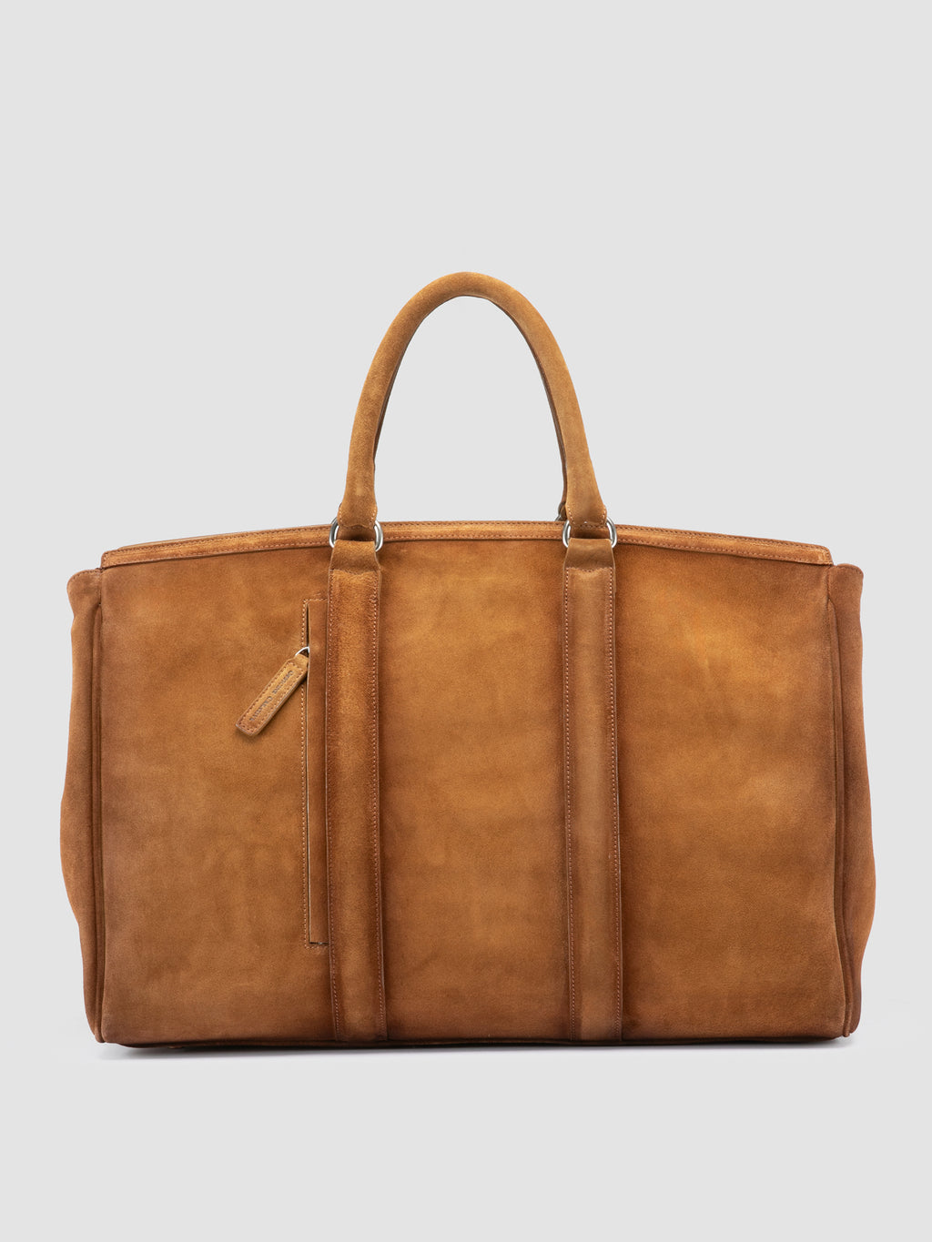 QUENTIN 009 - Braune Wildledertasche - image 3,side view
