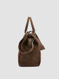 QUENTIN 009 - braune Wildledertasche - thumb image 5,side view