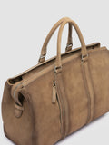 QUENTIN 009 - Taupefarbene Tasche aus Wildleder - thumb image 2,side view