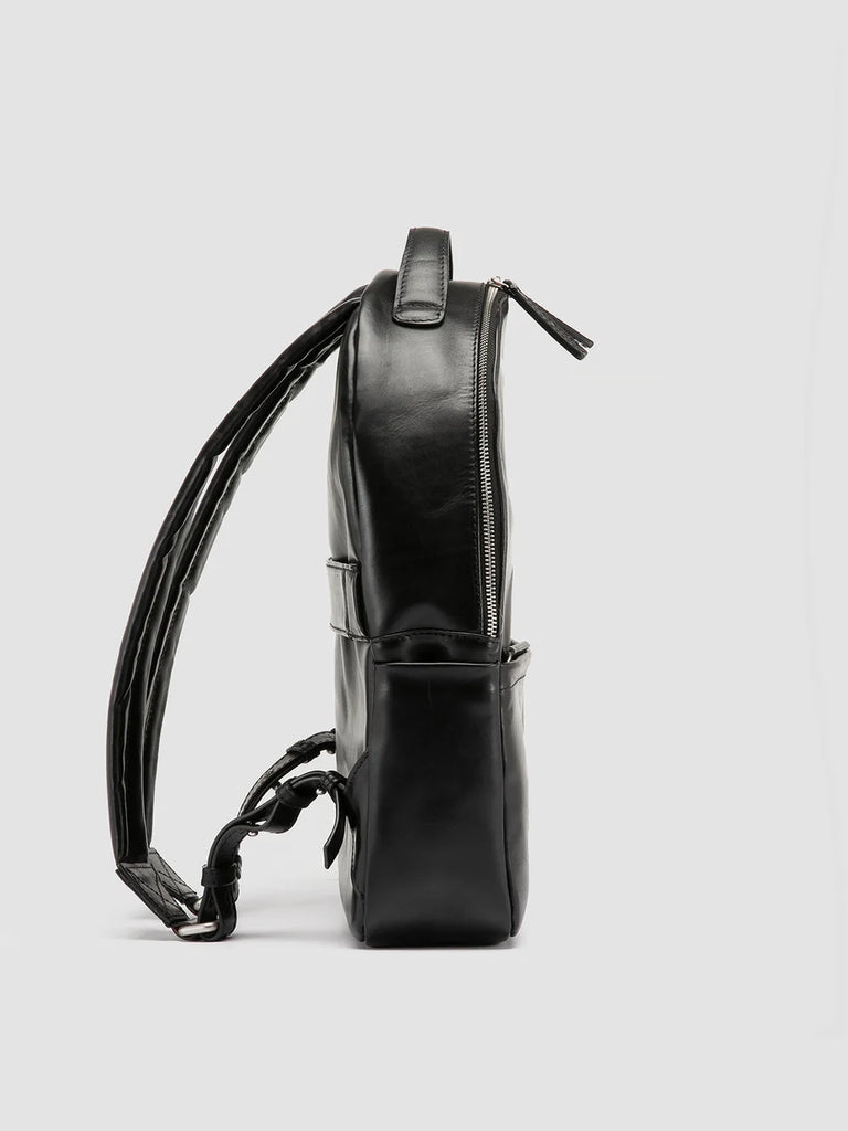 Mens Brown Leather Briefcase: QUENTIN 019 Officine Creative - 3