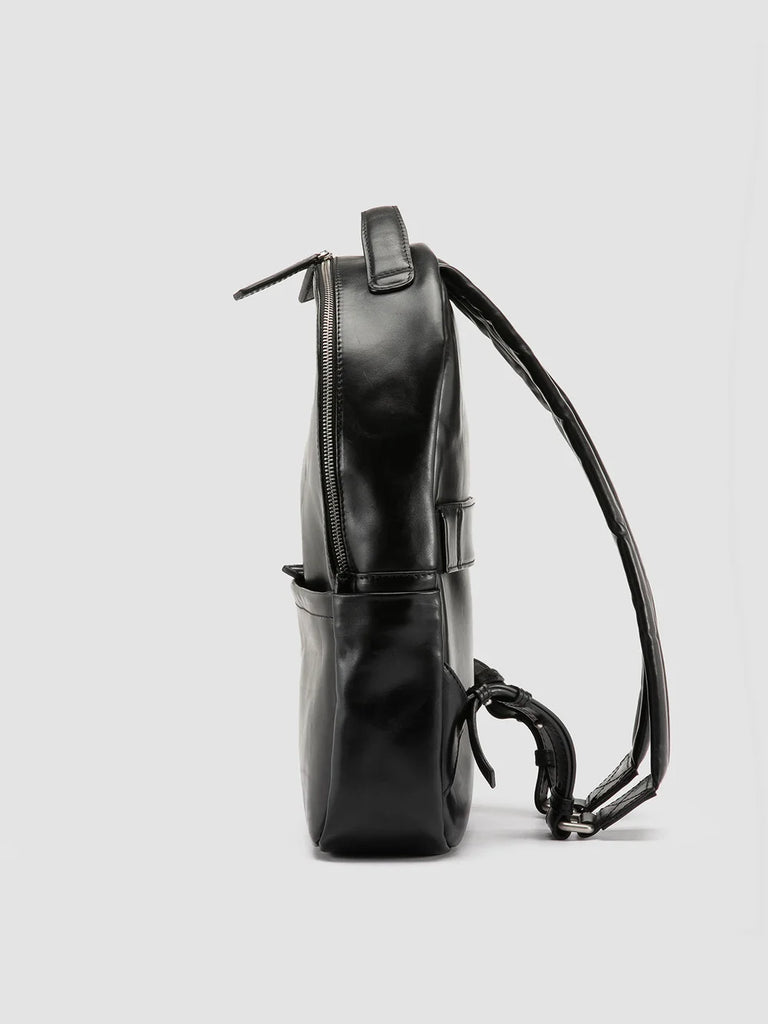 Mens Brown Leather Briefcase: QUENTIN 019 Officine Creative - 5