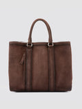 QUENTIN 021 - Brown Suede Briefcase - thumb image 1,side view