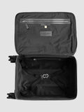 GULLIVER 001 - Black Leather Suitcase - thumb image 3,side view