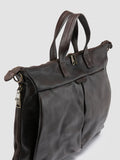 HELMET 046 - Brown Leather Briefcase - thumb image 2,side view