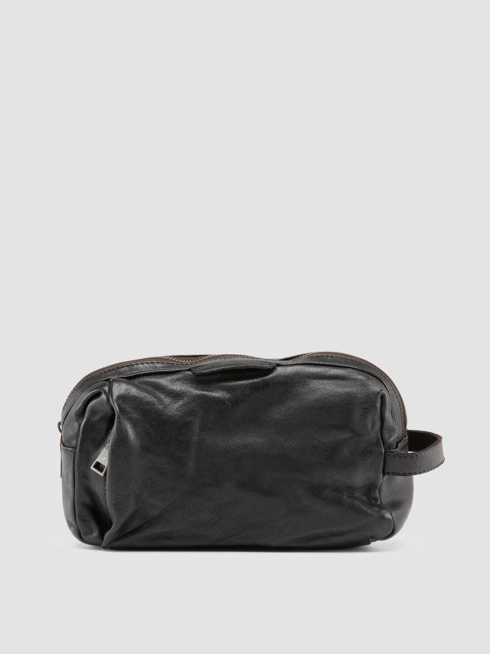 HELMET 054 - Brown Leather Pouch - image 1,side view