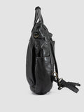 HELMET 055 - Schwarzer Lederrucksack - thumb image 6,side view