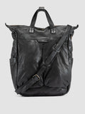 HELMET 055 - Grüner Lederrucksack - thumb image 1,side view