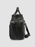 HELMET 056 - Schwarze Reisetasche aus Leder - thumb image 5,side view
