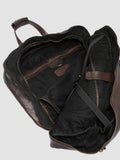 HELMET 056 - Braune Reisetasche aus Leder - thumb image 8,side view