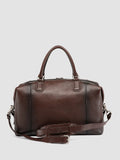 JULES 006 - Braune Reisetasche aus Leder - thumb image 4,side view