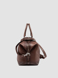 JULES 006 - Braune Reisetasche aus Leder - thumb image 5,side view