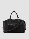 JULES 006 - Brown Suede Travel Bag - thumb image 1,side view