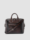 JULES 007 - Aktentasche aus braunem Leder - thumb image 1,side view