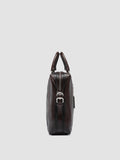 JULES 007 - Aktentasche aus braunem Leder - thumb image 4,side view