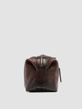 JULES 008 - Braune Pouch-Tasche aus Leder - thumb image 3,side view