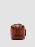 JULES 008 - Braune Pouch-Tasche aus Leder - thumb image 3,side view