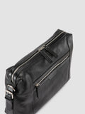 JULES 009 - Aktentasche aus schwarzem Leder - thumb image 2,side view