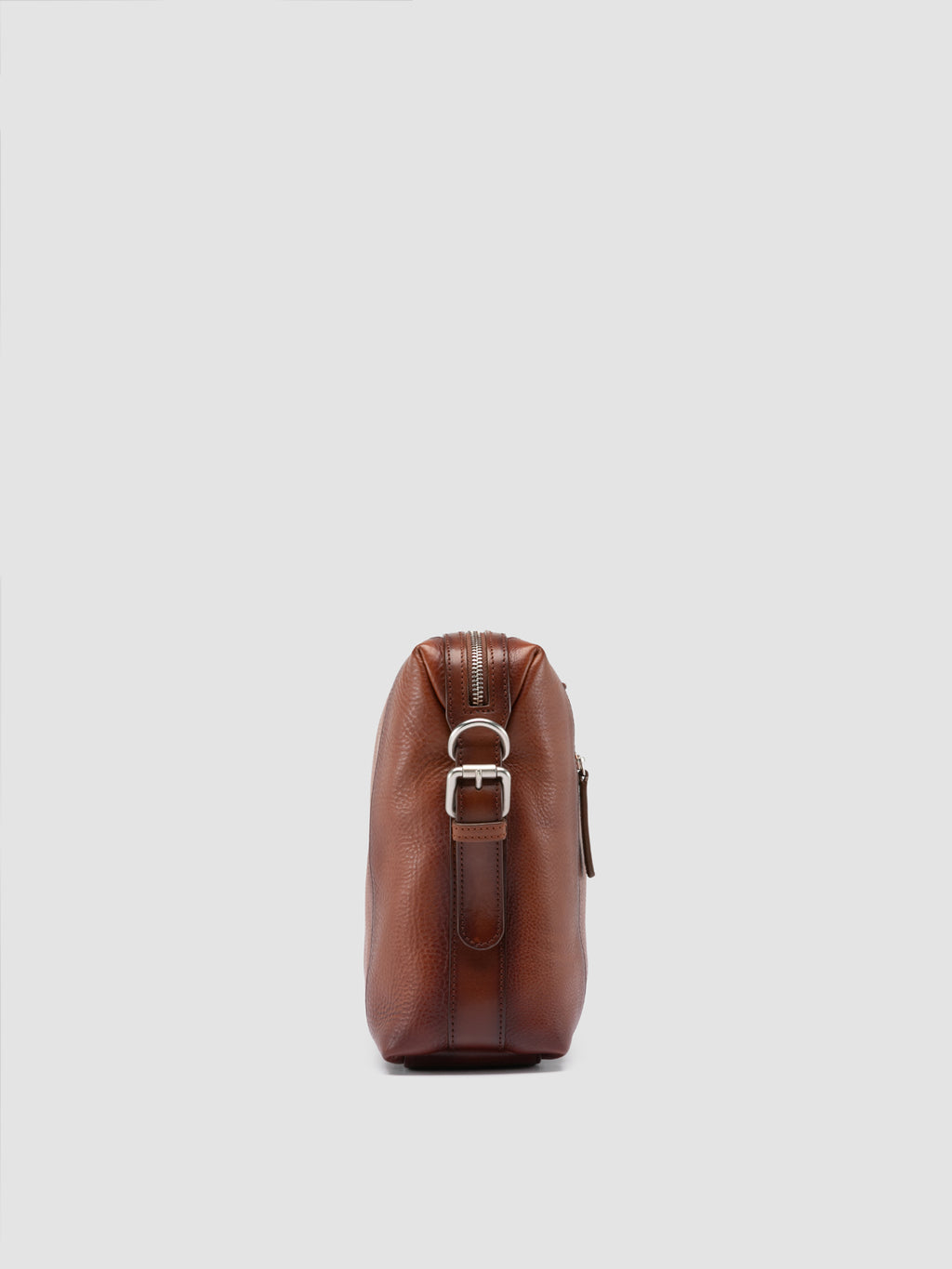 JULES 009 - Aktentasche aus braunem Leder - image 4,side view