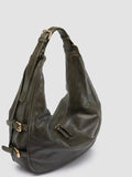 JULIE 015 - Umhängetasche aus grünem Leder - thumb image 2,side view