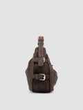 JULIE 016 - Brown Suede Shoulder Bag - thumb image 3,side view