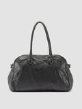 JULIE 019 - Schwarze Henkeltasche aus Leder - thumb image 1,side view