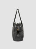 JULIE 019 - Schwarze Henkeltasche aus Leder - thumb image 6,side view