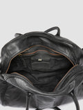 JULIE 019 - Schwarze Henkeltasche aus Leder - thumb image 7,side view