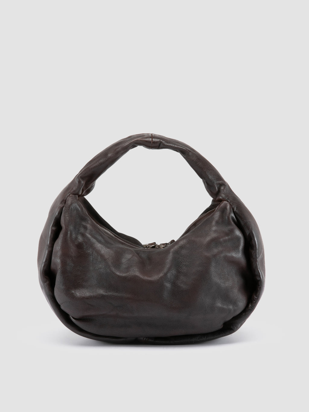 BOLINA 044 - Brown Leather Shoulder Bag - image 1,side view