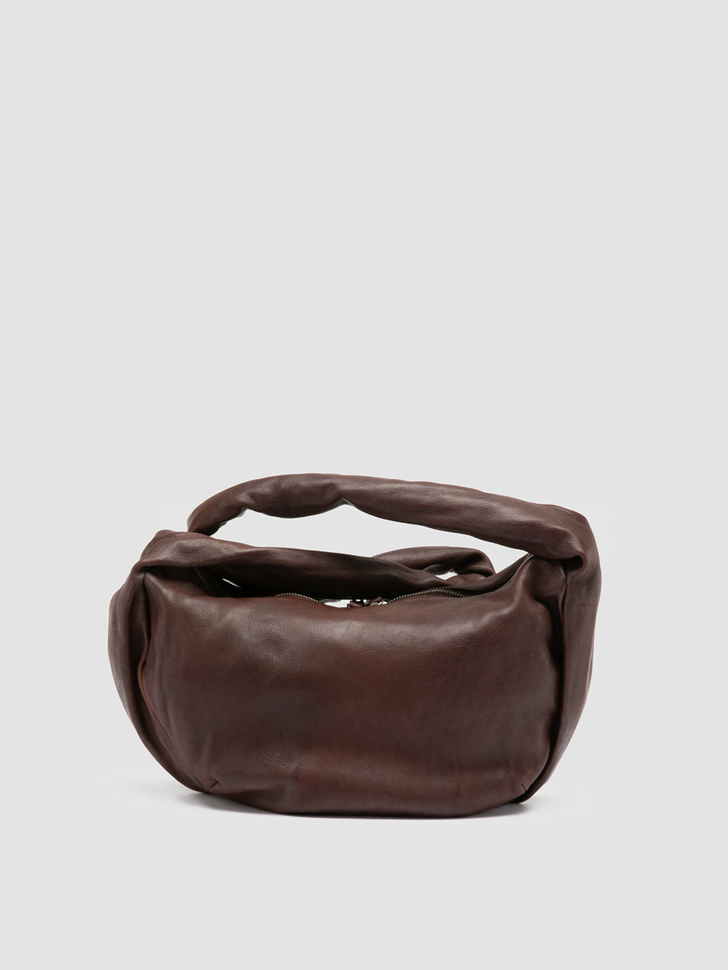 BOLINA 046 - Braune Umhängetasche aus Leder - image 4,side view