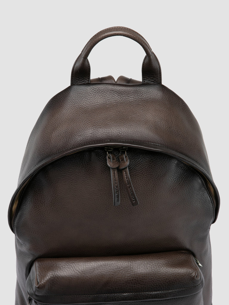 OC PACK 001 - Brown Leather Backpack