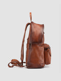 OC PACK 001 - Brauner Lederrucksack - thumb image 3,side view