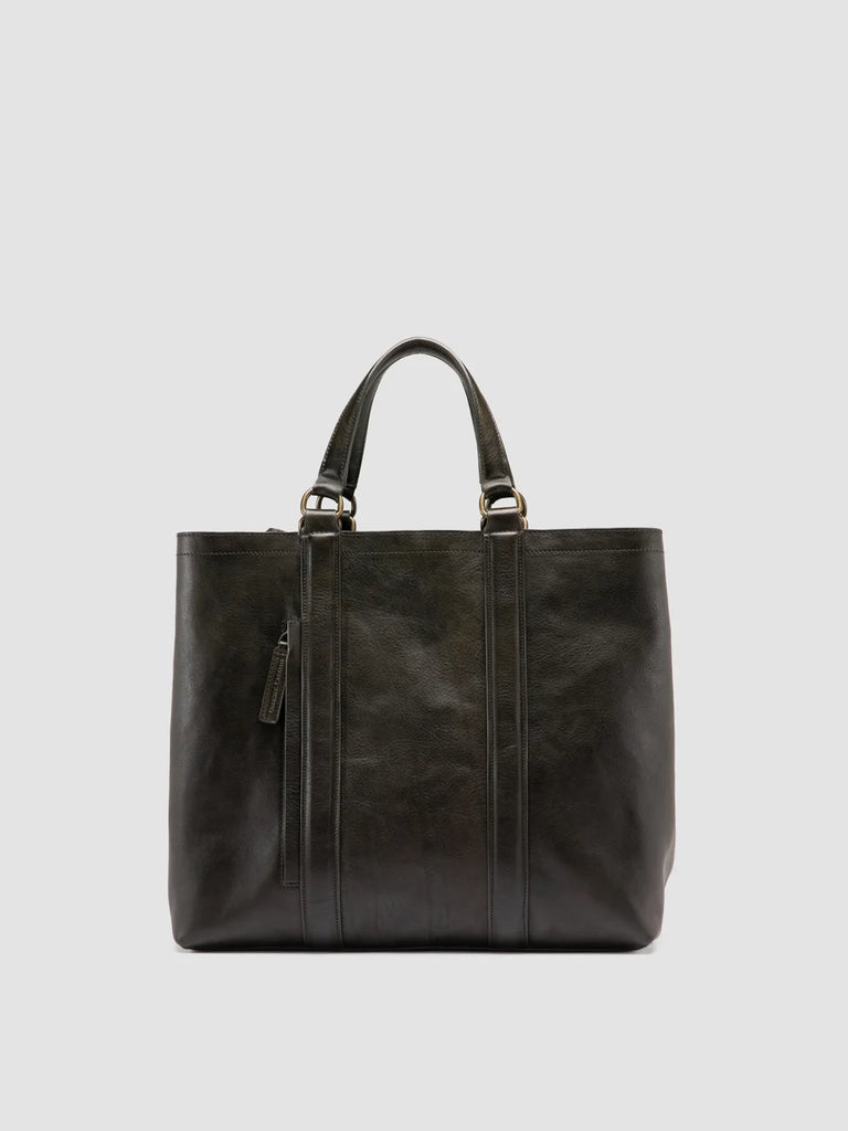 RARE 050 - Green Leather Briefcase