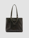 RARE 050 - Green Leather Briefcase - thumb image 4,side view