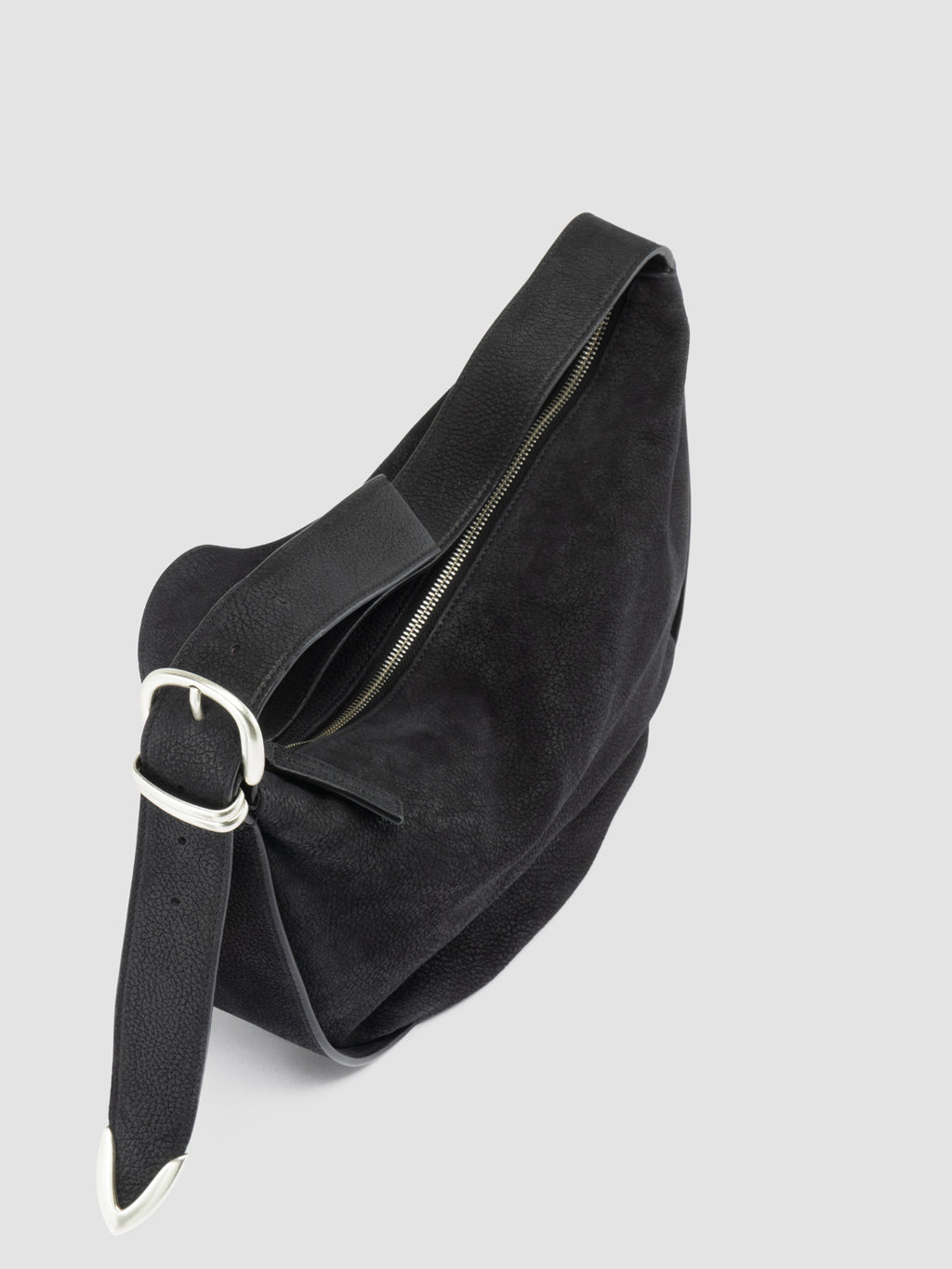TOOLS 003 - Black Leather Shoulder Bag - image 2,side view