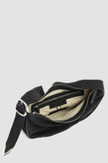 TOOLS 003 - Black Leather Shoulder Bag - thumb image 6,side view