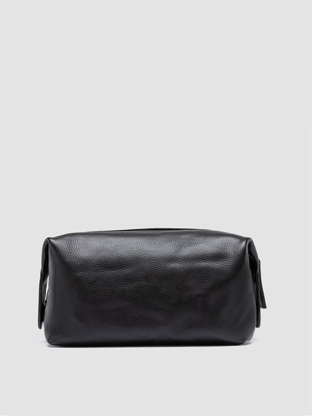 VANITY CASE 001 - Black Leather Pouch - image 1,side view